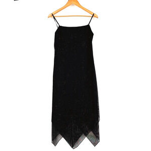 Vintage Windsor Y2K Womens Slip Dress Midi Large Whimsygoth Fairygrunge‎ Witchy